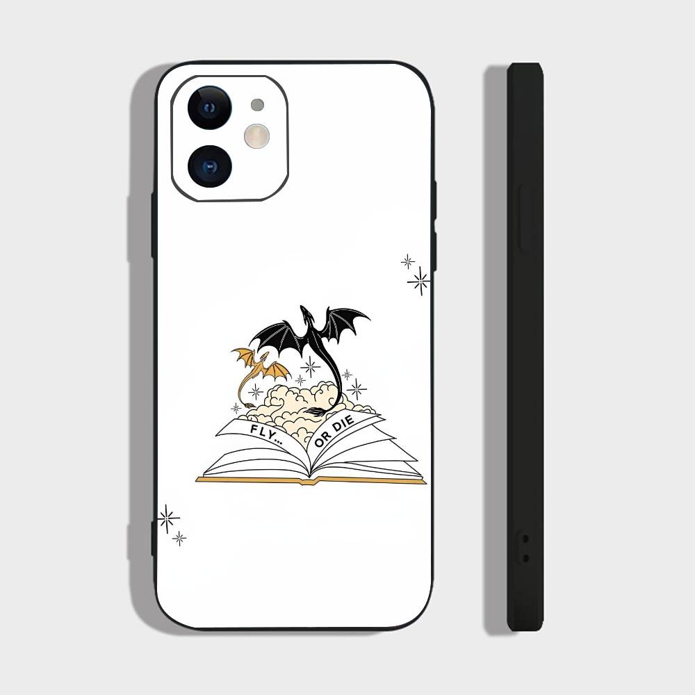 Dragon F-Fourth W-Wing For IPhone 15 16 14 Plus 13 12 11 17 Pro Max 17 Air Black Soft Phone Cover