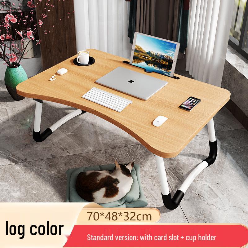 Foldable Laptop Bed Desk - Floor Sitting Table for Bedroom or Dorm Study