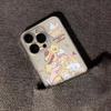 Cartoon cute Christmas bear applies to Apple 16/14promax mobile phone case 12/11pro transparent xs/xr soft