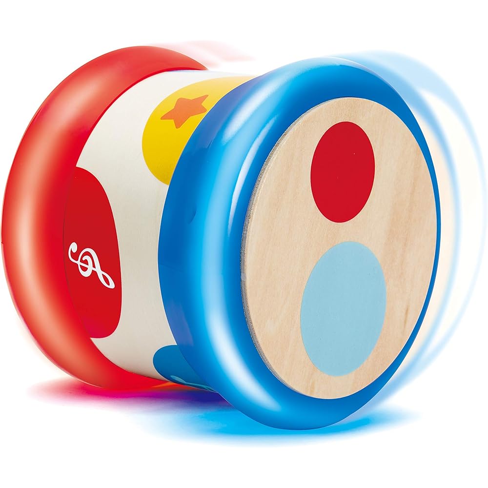 Hape Baby Drum E0333A 6 Months and Up Musical Toy Safe Materials Compact Design
