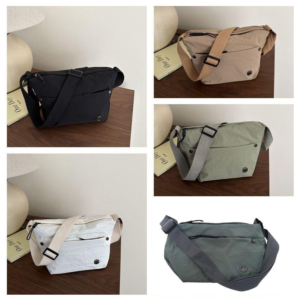 Portable Men Crossbody Bag Harajuku Mobile Phone Pack High Quality Nylon Shoulder Bag  Outdoor