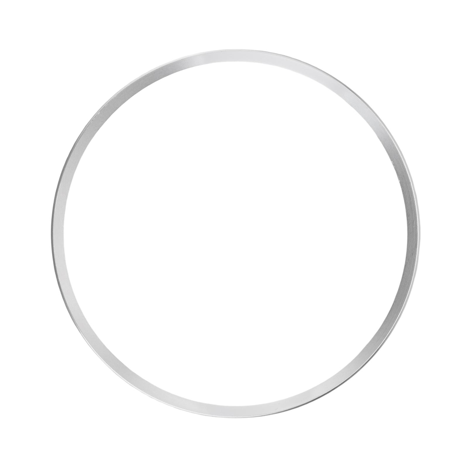 

Алюминиевое кольцо-накладка на переключатель фар для Golf MK4 для Passat B5, декоративные кольца переключателя фар для интерьера автомобиля серебряный