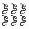 6pcs DIY Accessories Snake Shaped Trim Hot Fix Ribbon Mesh Wrap  For Clothes Garments