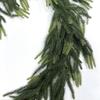 Artificial Soft Rubber Simulation Green Plant, Vine and Vine Home Christmas Door Hanging Pine Needle Decorative Pendant