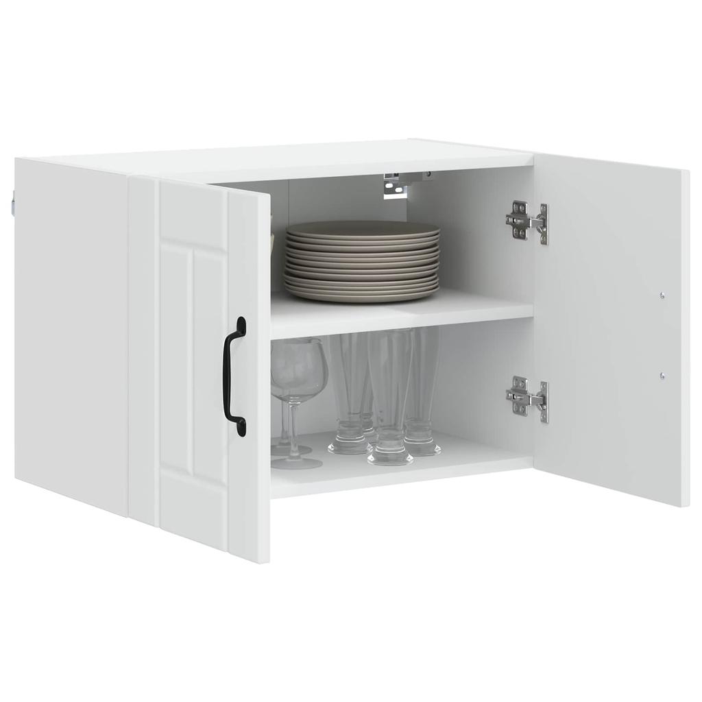 Wall Cabinet LUCCA 2 Pcs White 60 X 31 X 40 Cm Particleboard