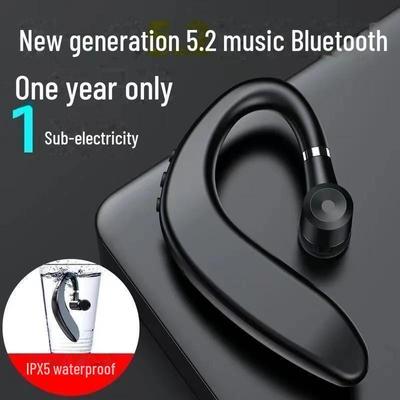 Business Bluetooth Ear-hook Headset: Wireless, In-ear, Single-sided, Smart with Long Battery Life for Mobile and Tablet Calls.