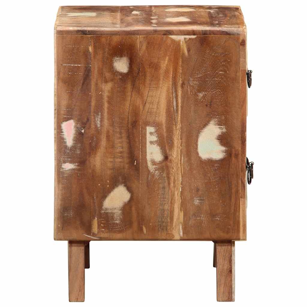 Szafka Nocna 2 Szt. 40X32X46 Cm Drewno Lite Odzyskane