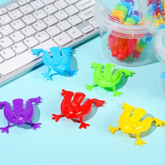 1 Set Bounce Jump Frog Toys Fun Parent-Child Interaction Multiplayer Competition