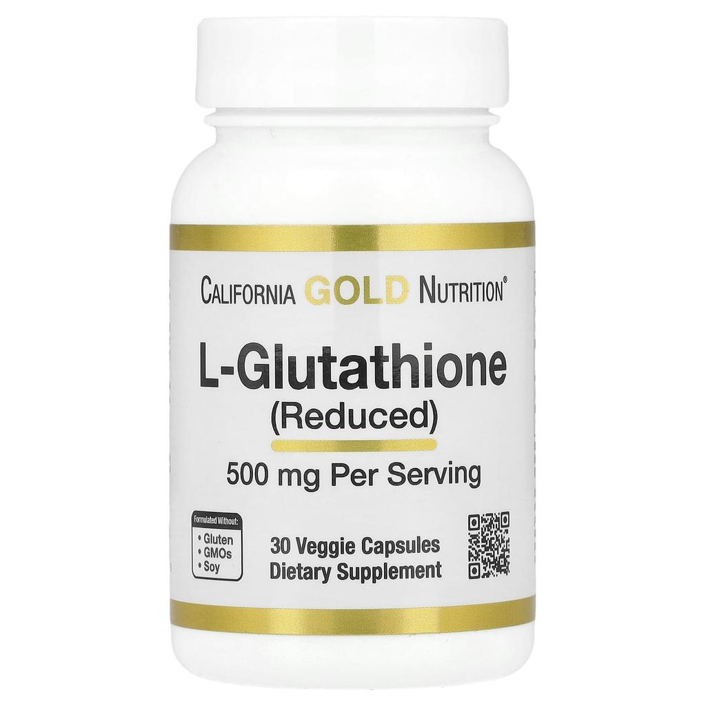 L-Glutathione (Reduced), 500Mg, 30 Veggie Caps
