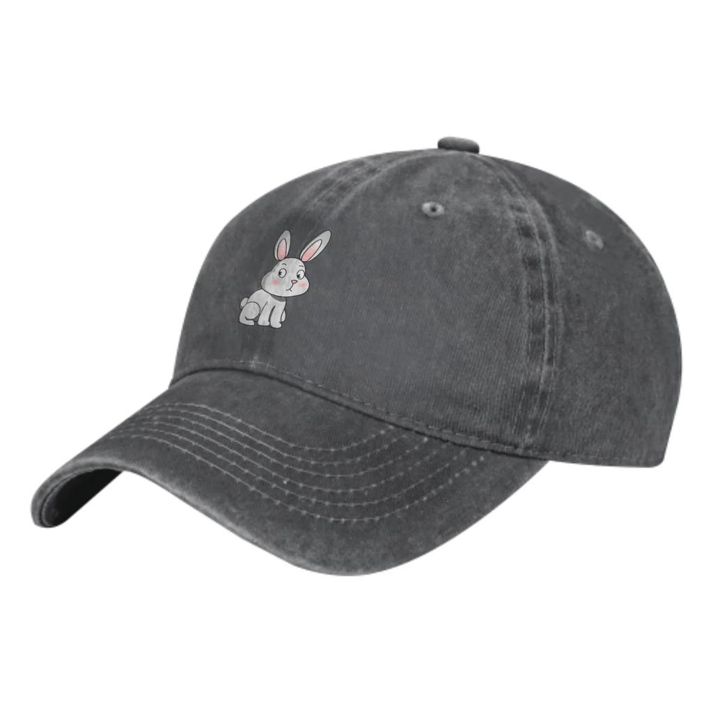 Cute Cartoon Rabbit Summer Classic Fashion Men Trucker Hat Cotton Breathable Women Cowboy Cap Outdoor Leisure Basketball Caps