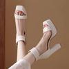 Fashion Women High Heels Sandals Elegant Platform Shoes Sexy Fashion Pumps Summer Heeled Shoes Woman 2025 Trend Brand Dress Lady Zapatos