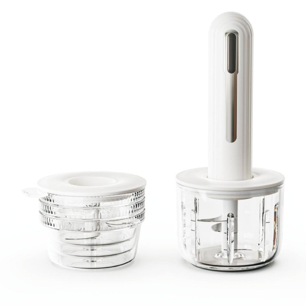 Wireless Electric Meat Grinder & Food Processor - Multi-functional Garlic Press, Baby Food Maker, Meat Chopper for Kitchen.