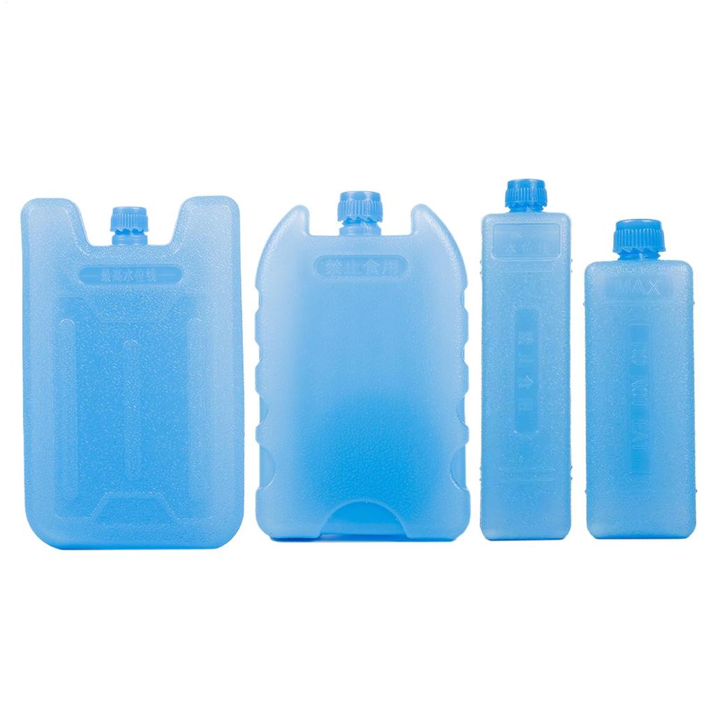 Ice Box PE Ice Crystal Box Reusable Refrigeration Keep Fresh Picnic Cooler Box Durable Air Conditioning Fan Ice Crystal Box