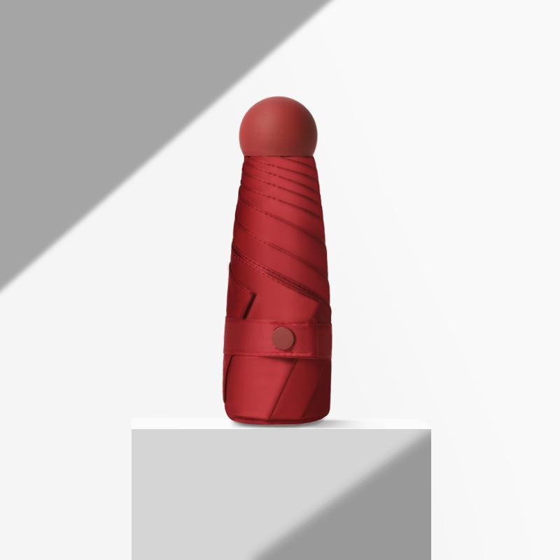 Mini Portable Pocket Umbrella Sun Umbrella Sun And Rain Dual-Use Sun Protection Creative Women's Sun Umbrella