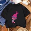 Fashion Children T Shirt Trolls Cute Kawaii Design Boys Girls Summer Street Style Crew Neck