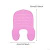 Hair Cutting Collar Non Slip Cape for Stylist Hairdressing Home gray