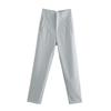 Women's High Waist Straight Leg Pants Double Layer Thick Four-Way Stretch Casual Trousers 35 Colors