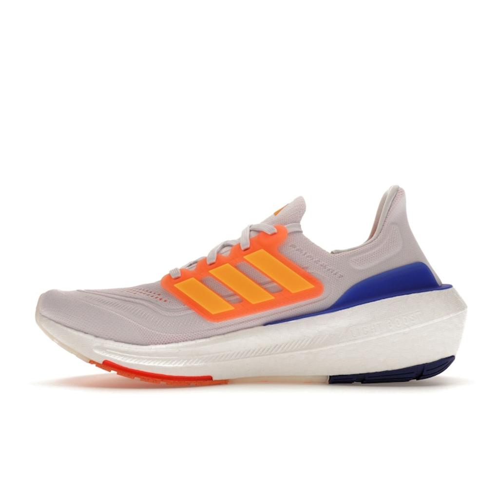 Adidas UltraBoost Light Solar Gold Blue Men Sneakers White Cloud-White Lucid-Blue HQ6352