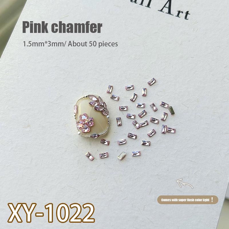 50Pcs Zircon Nail Diamond Decoration Mixed Loading Stereoscopic Nail Accessories Nail Painting Nail Salon Nail Artists