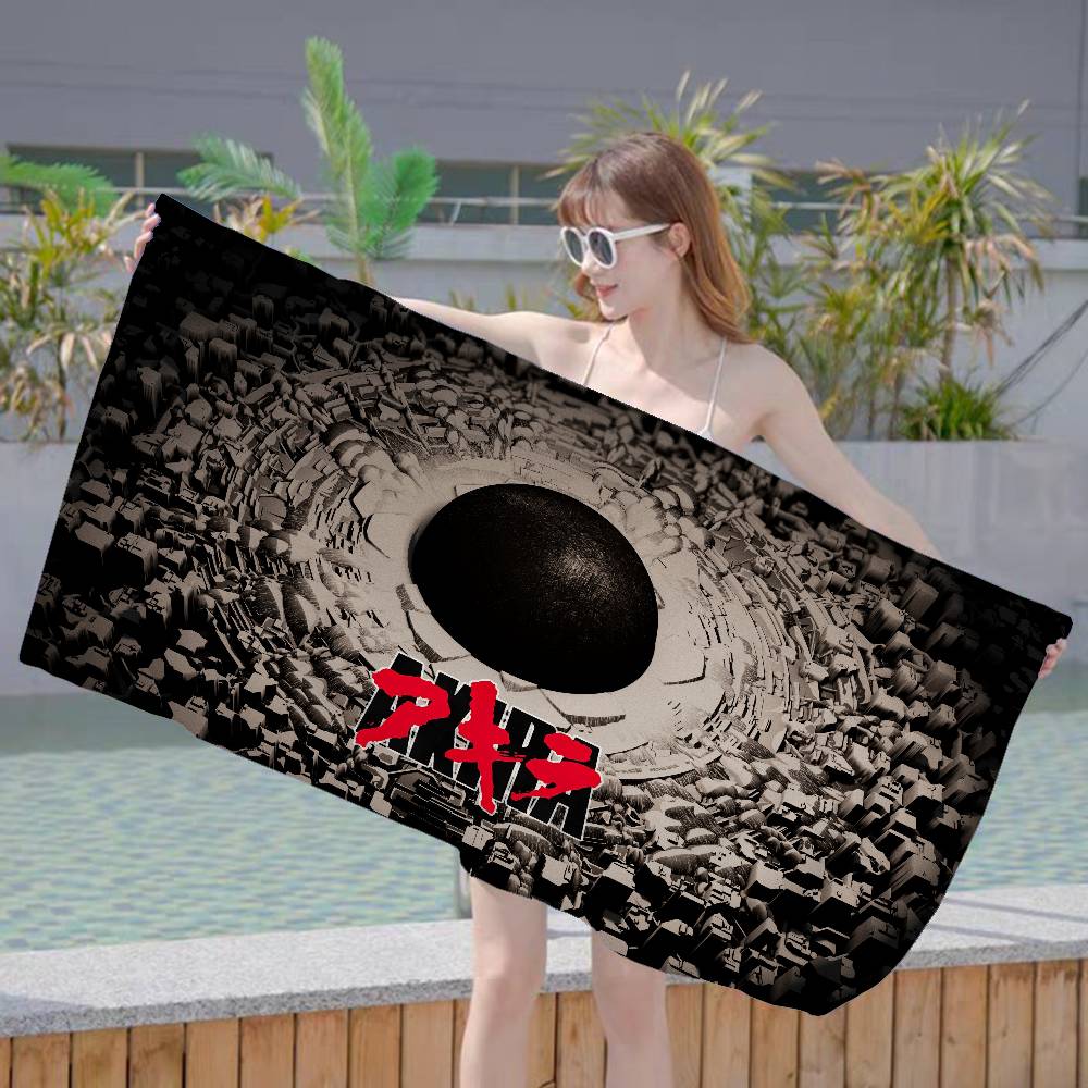 Hot Anime A-Akira Big Microfiber Beach Towels Quick Dry Towel Sand Beach Towels Pool Towel for Travel Swim Pool Yoga