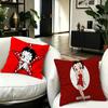 B-Betty Girl B-Boop Cushion Cover Inches Farmhouse Decor Home Throw Pillow Covers for Couch Decorations