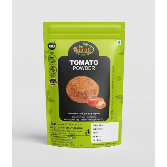 

Nairuti Vyutpadan Tomato Powder 500g | 100% Pure Dehydrated Tomato Powder| Rich Flavor for Cooking, Soup, Sauce, Gravy, Pasta & Snacks 500GM