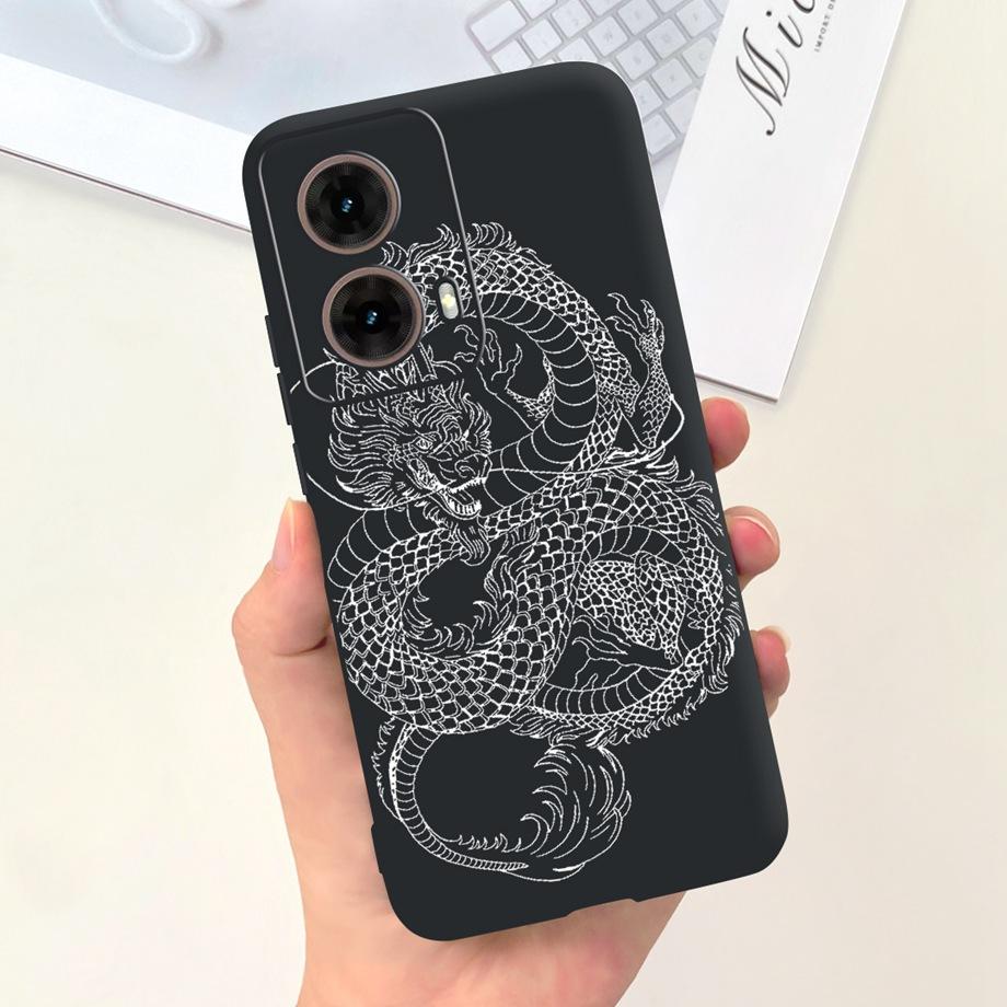 For Motorola Moto G85 Soft TPU Phone Case Silicone Luxury Cute Cat Panda Animals Painted Cover For Motorola G85 MotoG85 Fundas