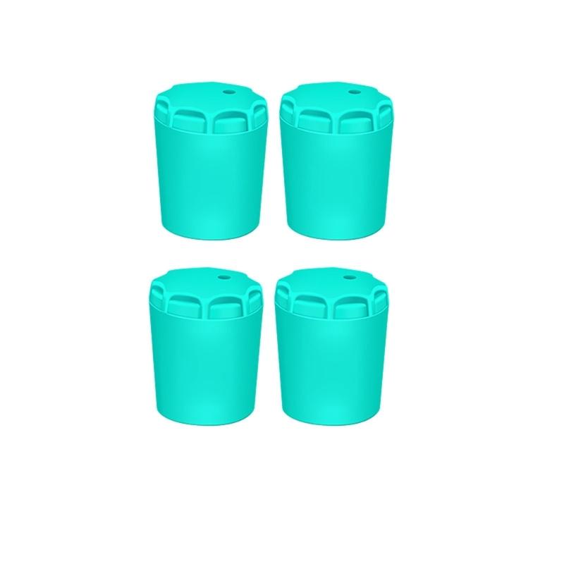 4pc Silicone Fishing Rod End Protector Caps Fishing Rod Tail Protector Butt Cushion Universal Handle End Protective Cover