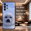 Cute animal seal For Samsung Galaxy A73,31,8,9,52,J7,22,Note,72,41,71,53,32,Soft Black Silicone Cover Case