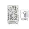 Ultrasonic Air Humidifier 100ml Timing Function Aroma Diffuser Hollowed-out Tree Humidifier Room Scent Diffuser with LED Lights