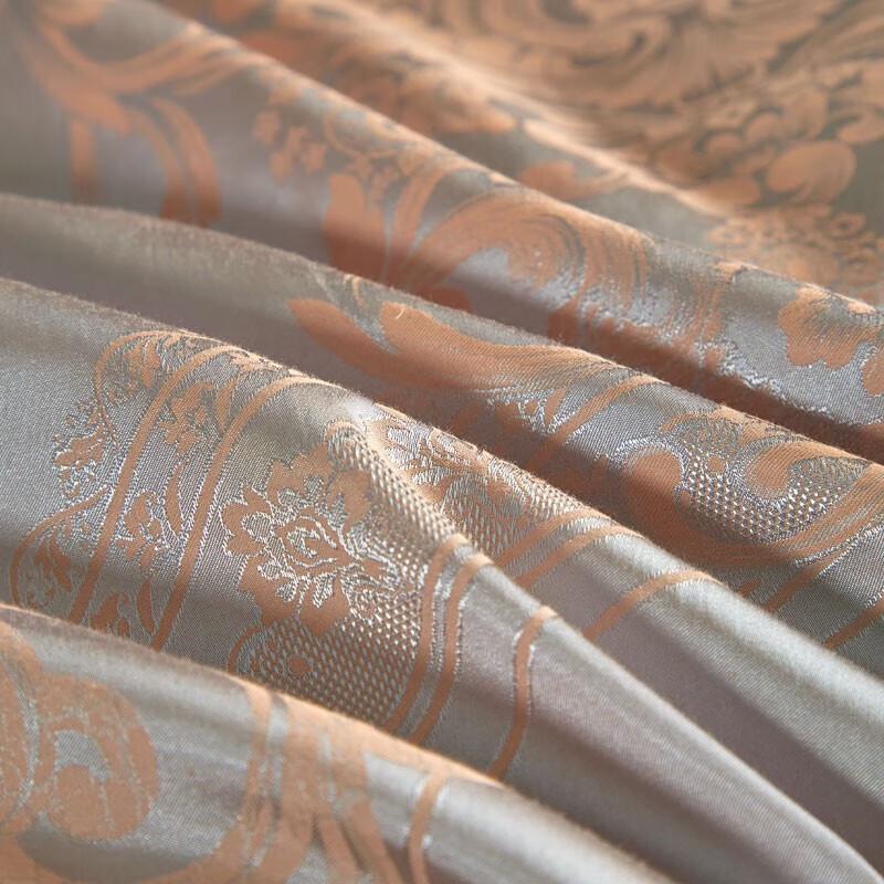 Hengyuanxiang Elegant Jacquard 4-Piece Bedding Set