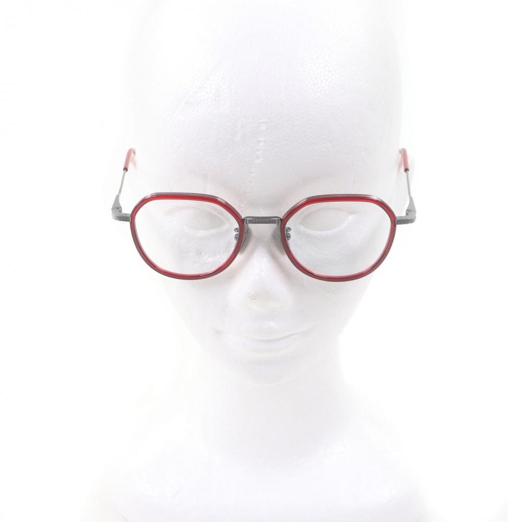 Pristine DITA Glasses AVIATIA-FOUR Clear Red Mens DTX453-A-03 Used