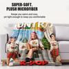 K Pop Demon Hunters Flannel Blanket Cover Warmth Soft Multifunctional Decorative Blanket Universal Blankets Christmas Gifts