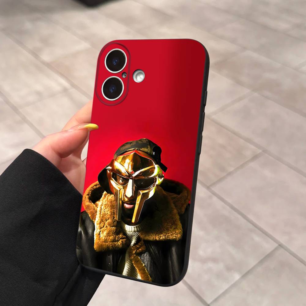 M-MF Rapper D-DOOM For IPhone 17 16 15 14 13 12 11 Pro Max 13 17Air Shockproof Soft Phone Cases Coque