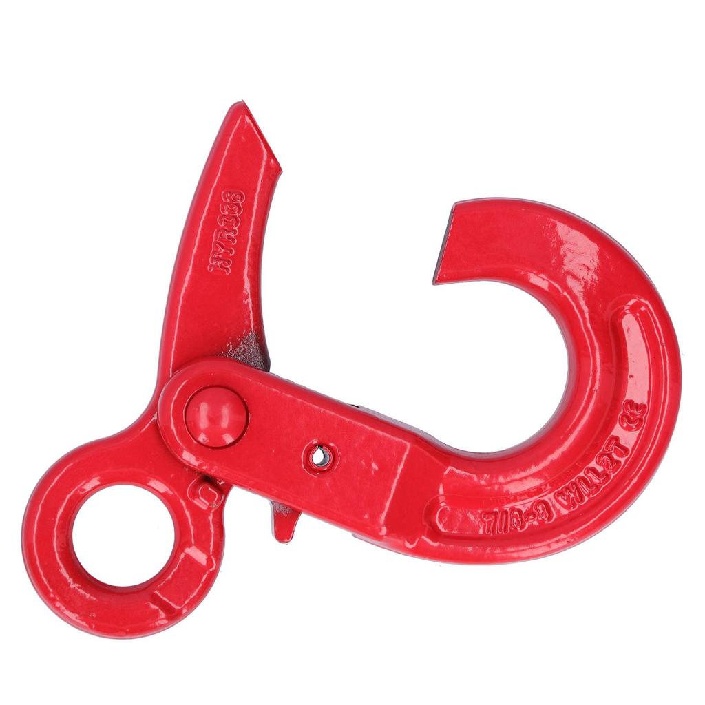 Slip Hook Safty Lock EyeType SelfLocking Rotation Lifting Rigging Towing Hooks G80 2T