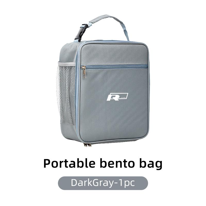 YNEPB1 Car Insulated Lunch Bag Ice Pack Food Container Food Picnic Bags For VW T5 GTI R Line Polo Golf 5 6 Passat Scirocco