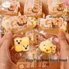 Capybara Bread Stress Relief Squeeze Toy for Kids – Cute Capybara Food Toy with Bell Pendant