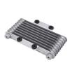 8 Row Motorcycle Oil Radiator Silver 125ml Low Wear Strong Power Fit For GY6 125CC‑250CC Motocross ATV