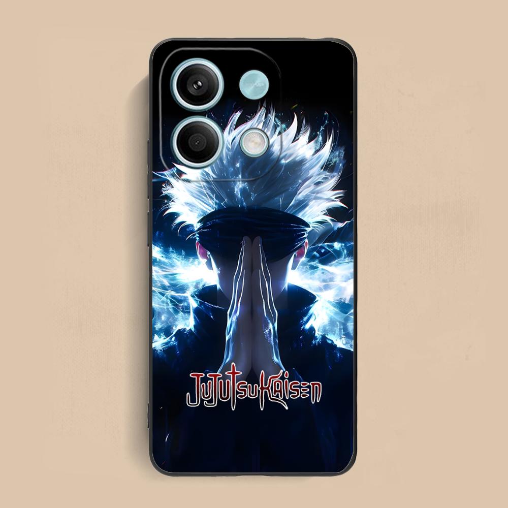 Jujutsu Kaisen Satoru Gojo Phone Case for Xiaomi Redmi 15 14 13 12 A5 3 2 1 C Plus 4G 5G Colorful Printing Cover Cover Pretty