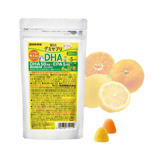 UHA Mikakuto [Official] Support Your Growing Child: Online Store Exclusive Gummy Supplement KIDS (Kids) DHA & EPA, 20-Day Supply, 100 Gummy Supplement