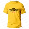 I Am Schizophrenic and I Have A Gun Men Women T Shirt Funny Graphic Streetwears Unisex Summer Short Sleeve Fashion Tee T-shirts