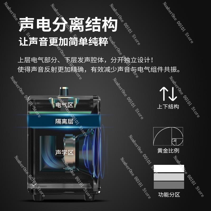 Portable Small Speaker, Retro Wooden Bluetooth Wireless Speaker, High Sound Quality, USB Flash Drive Charging Speaker