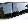 For Nissan Rogue 2021-2024 Pillar Posts Door Piano Black Trim Decal Cover Kit