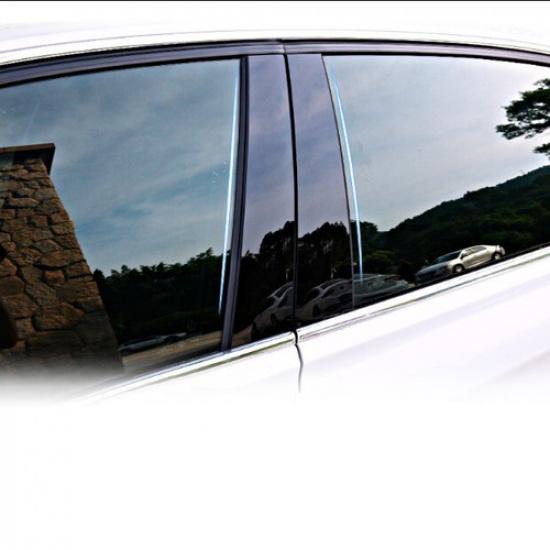 For Nissan Rogue 2021-2024 Pillar Posts Door Piano Black Trim Decal Cover Kit