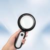 ZISIZ Handheld LED Magnifying Glass with Dual Lenses