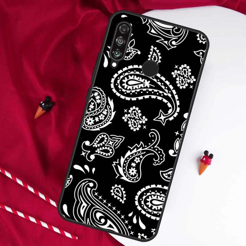 Royal Bandana Paisley For Huawei Nova 12s 11i 12i 7i 8i Y73 Y70 Y90 Y60 Y72 Y61 Y91 9 10 SE P30 Pro P40 Lite Case