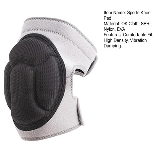 1 buc Genunchieră Potrivire Confortabilă Respirabilă Antiderapantă Protecție Genunchi Densitate Mare Amortizare Vibrații Echipament de Protecție Sportivă Genunchieră pentru Fitness