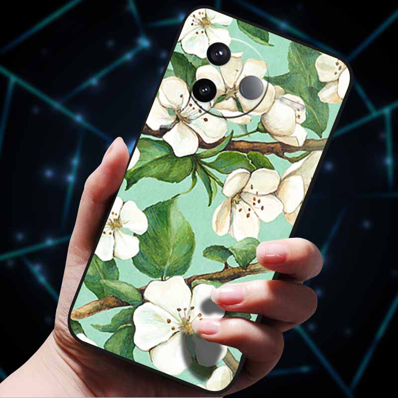 For Xiaomi POCO F7 Ultra Case Xiaomi POCO F7 Pro 3D Flowers Emboss Soft Silicone Phone Cases for POCOF7 Pro Back Cover Coque Bag