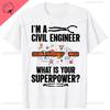 Funny Father Day T-shirt Men Trust Me I Am An Engineer Tshirt Geek Male Tops Letter Math Equation Print Tees Custom Students Tee