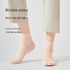 Women's 7A Antibacterial Mid-Calf Pure Cotton Socks - Sweat-Absorbent, Thick, All-Season Style.